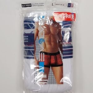 NIP Evolve 2(X)ist COTTON Men's No Show Trunks L